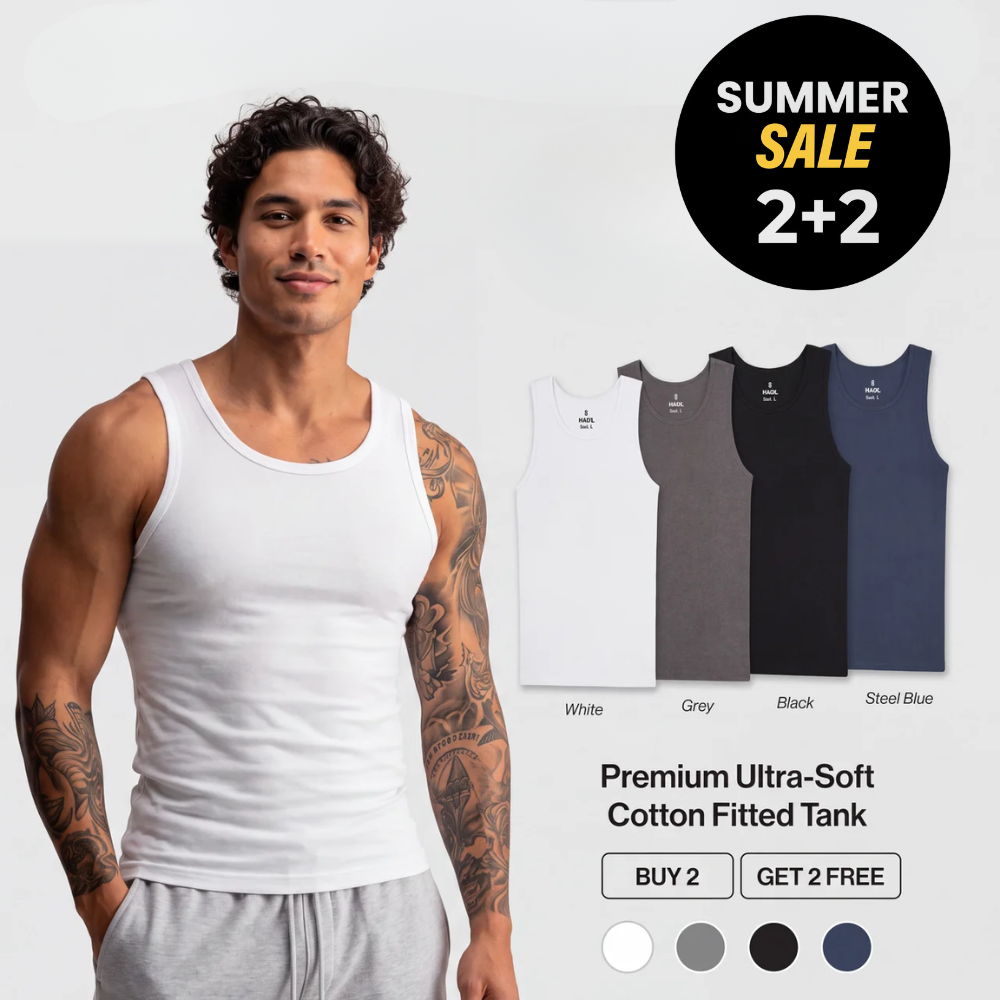 Helio | Premium Ultra-Soft Cotton Fitted Tanks