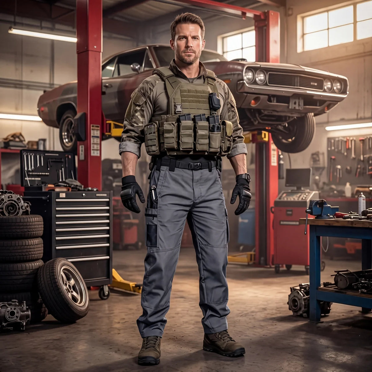 Helio Men's Tactical Work Pants