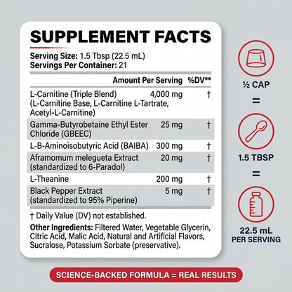 HELIO Liquid L-Carnitine 4000MG